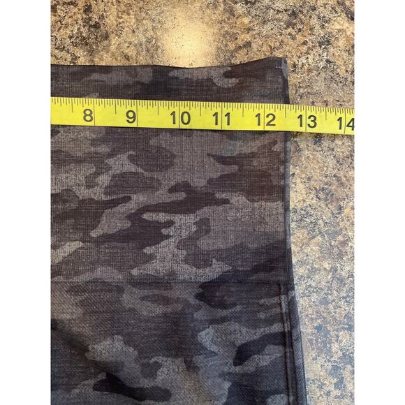 Spanx Gray Camo Print Leggings Medium Workout Casual Athleisure Gym Running - Picture 5 of 6